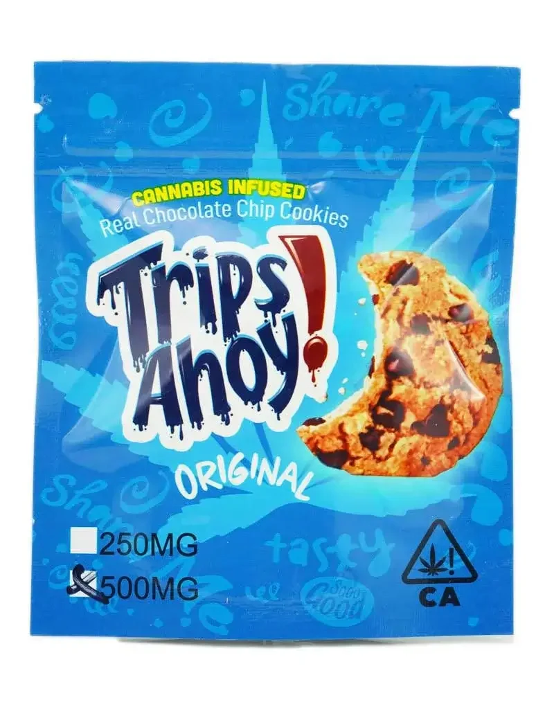Trips Ahoy Chunky Chocolate Chip Cookies infused with 500mg THC