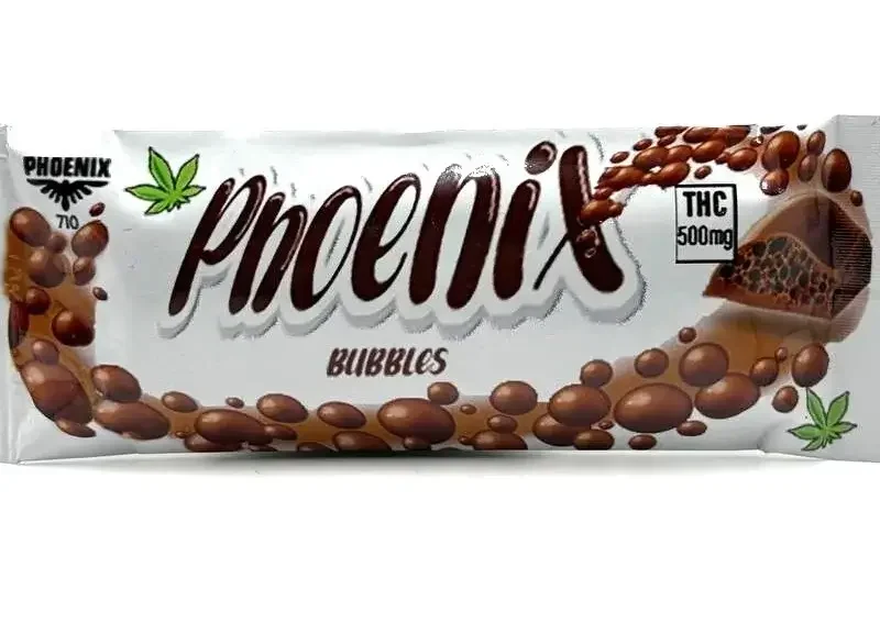 Bubbles Bar 500mg THC Chocolate - Phoenix 710