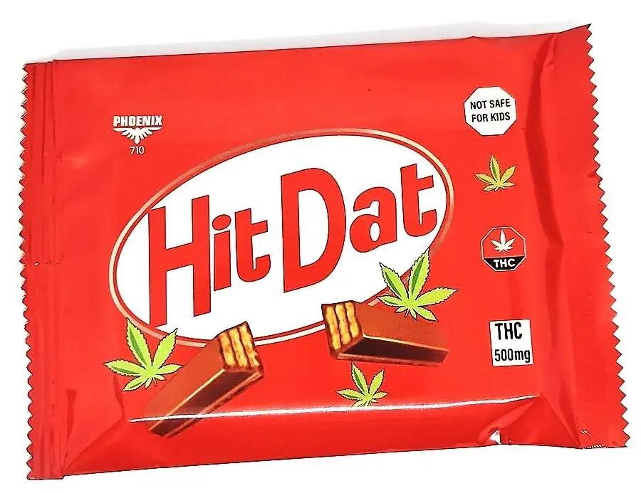 Hit Dat THC infused Waffle Chocolate Bar - Phoenix 710