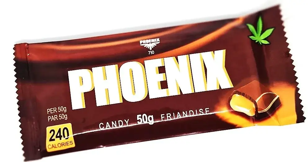 Caramel Chocolate bar THC 500mg - Phoenix 710