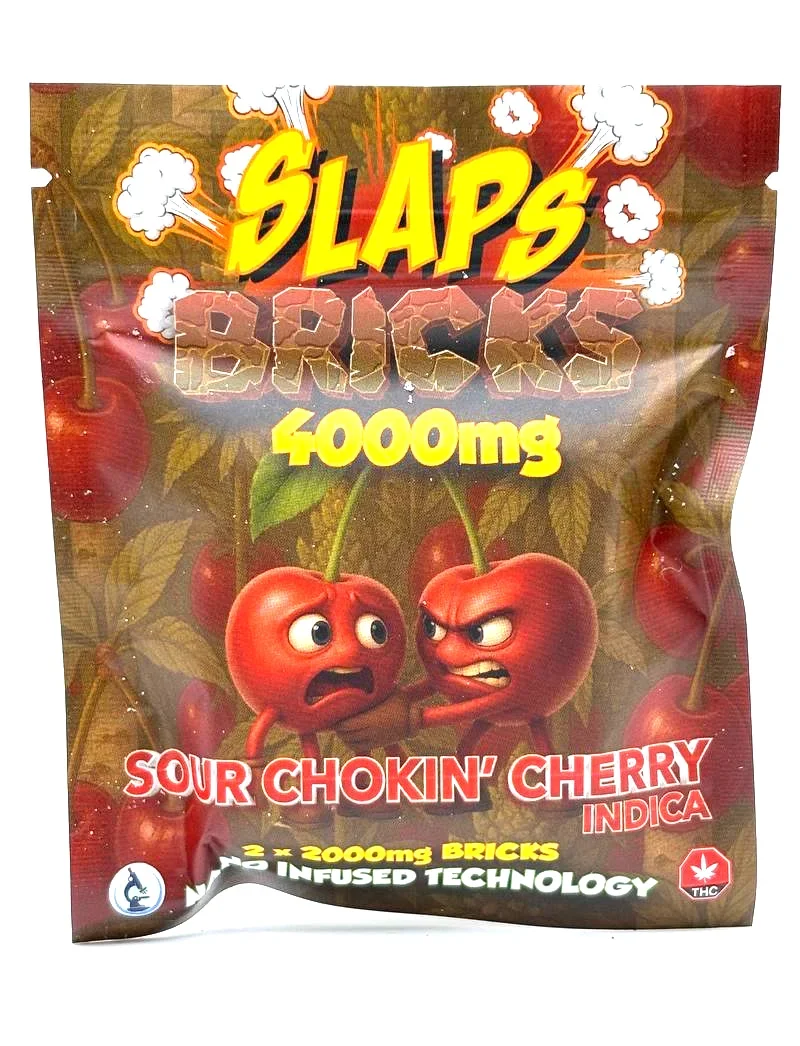 Hash Wars Slaps Bricks 4000mg THC infused candy