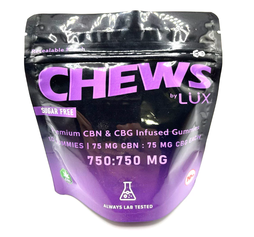 LÜX Premium CBN/CBG Infused Sugar-Free Gummies