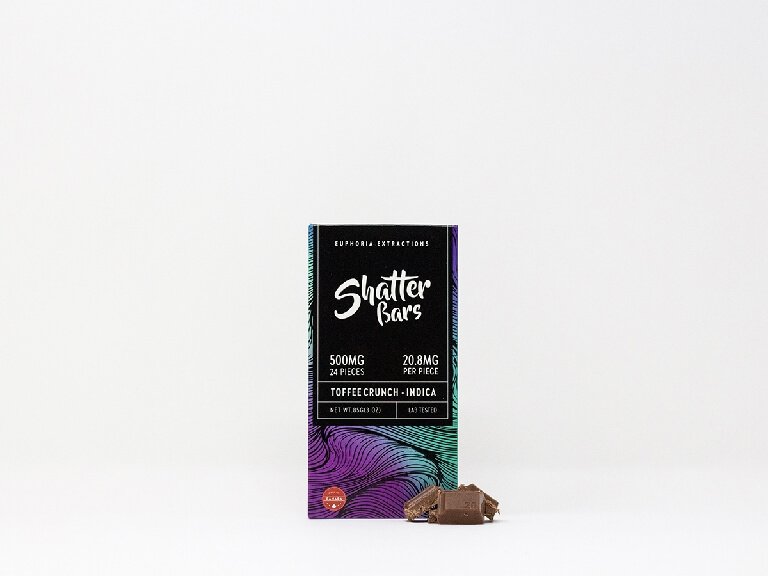 Euphoria - 500MG THC – Indica Shatter Bars